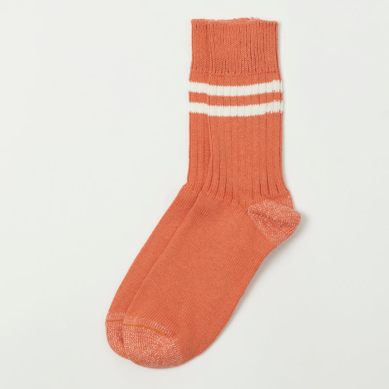 Merz b. Schwanen B75 Stripe Socks - Sun/White