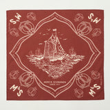 Merz b. Schwanen 'Good Basics' Cotton Bandana - Chestnut