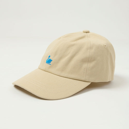 Merz b. Schwanen 'Good Basics' Swan Logo Cap - Light Khaki