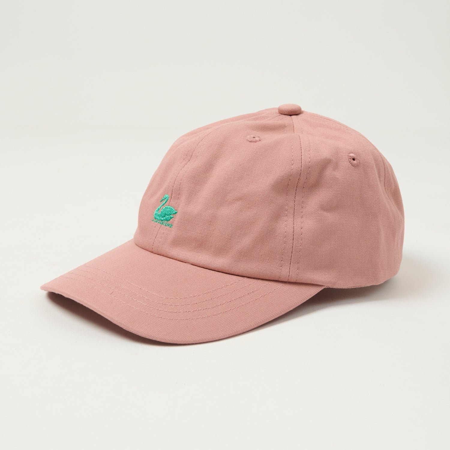 Merz b. Schwanen 'Good Basics' Swan Logo Cap - Rosewood