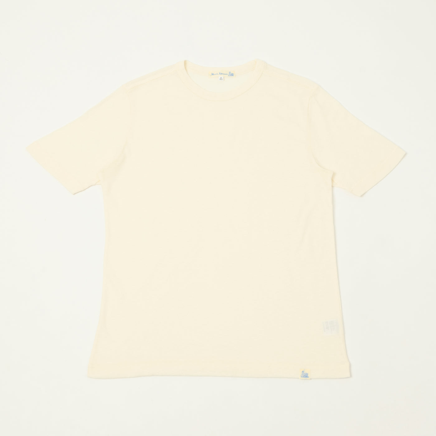 Merz b. Schwanen Cashmere Cotton T-Shirt - Nature