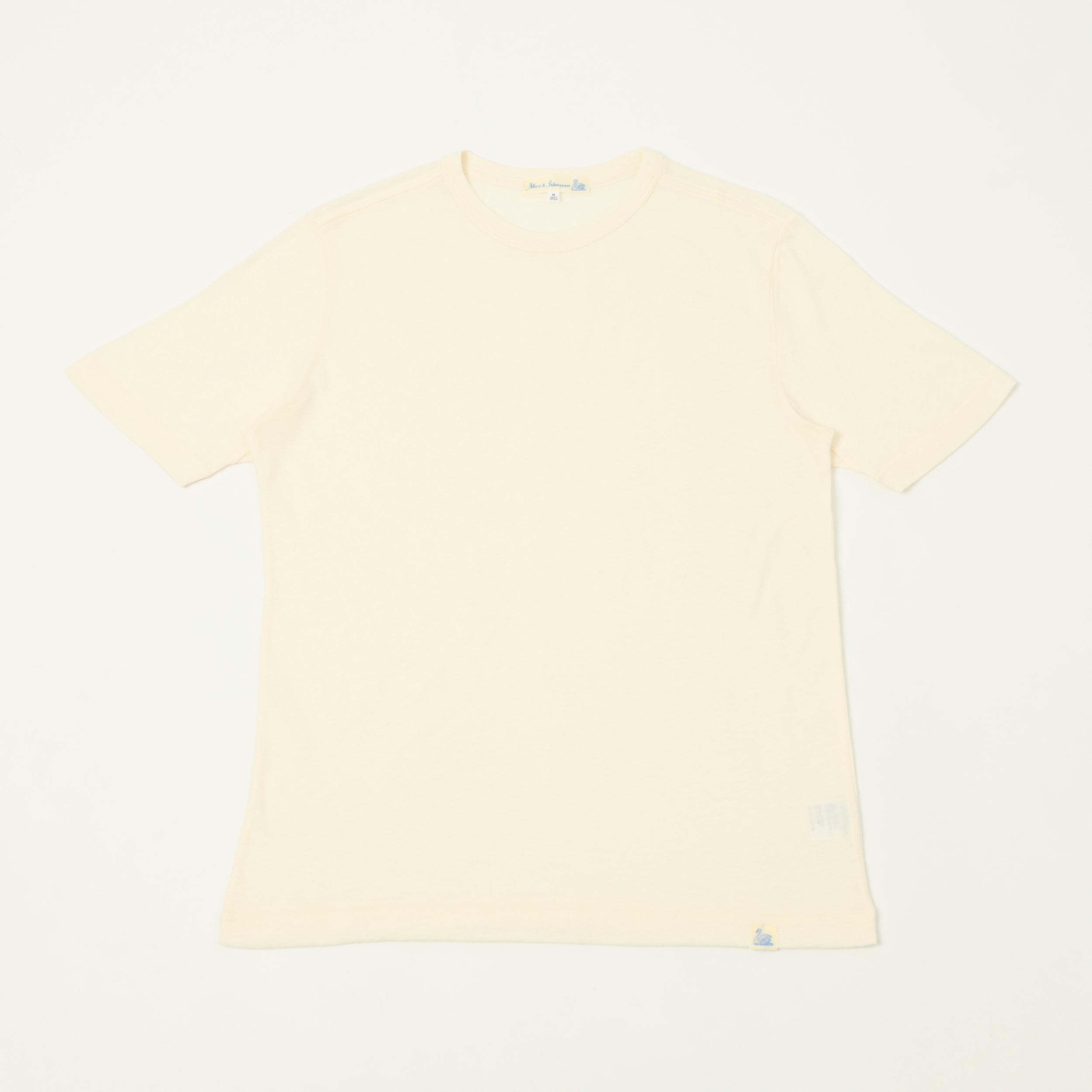 Merz b. Schwanen Cashmere Cotton T-Shirt - Nature