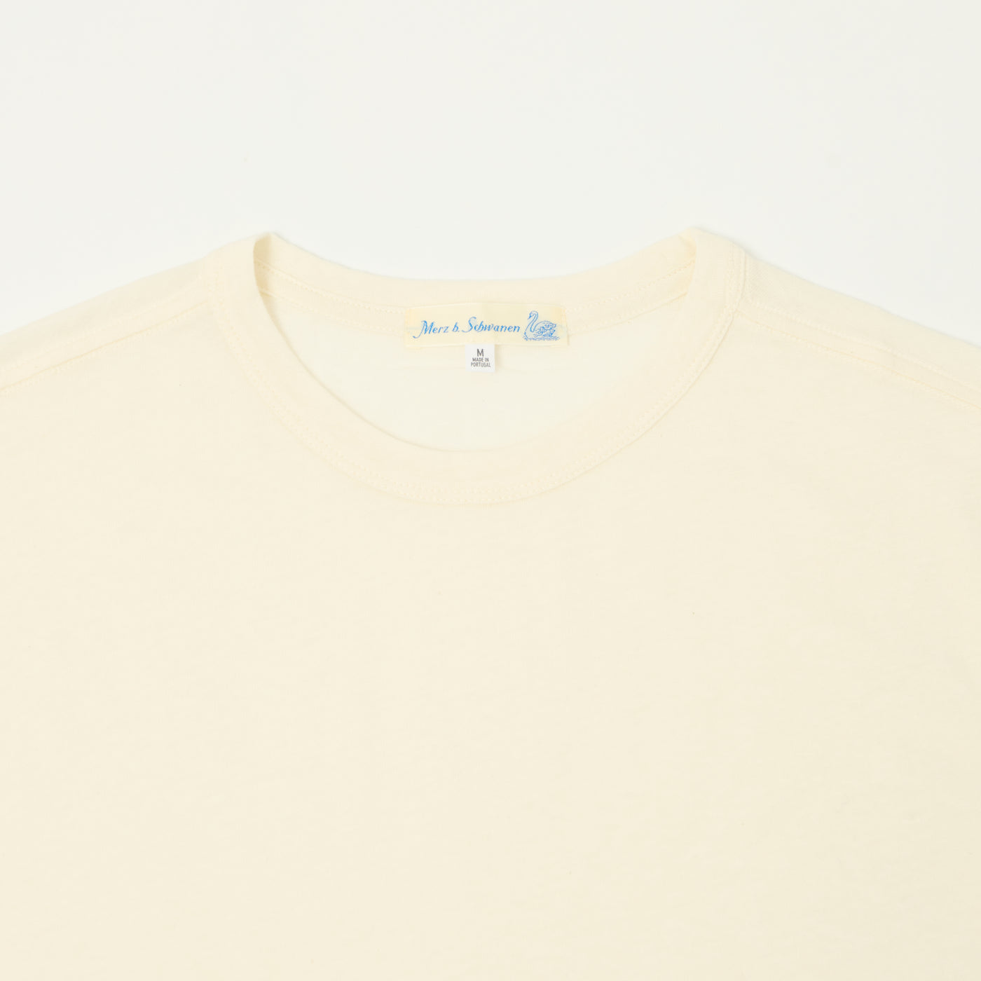 Merz b. Schwanen Cashmere Cotton T-Shirt - Nature