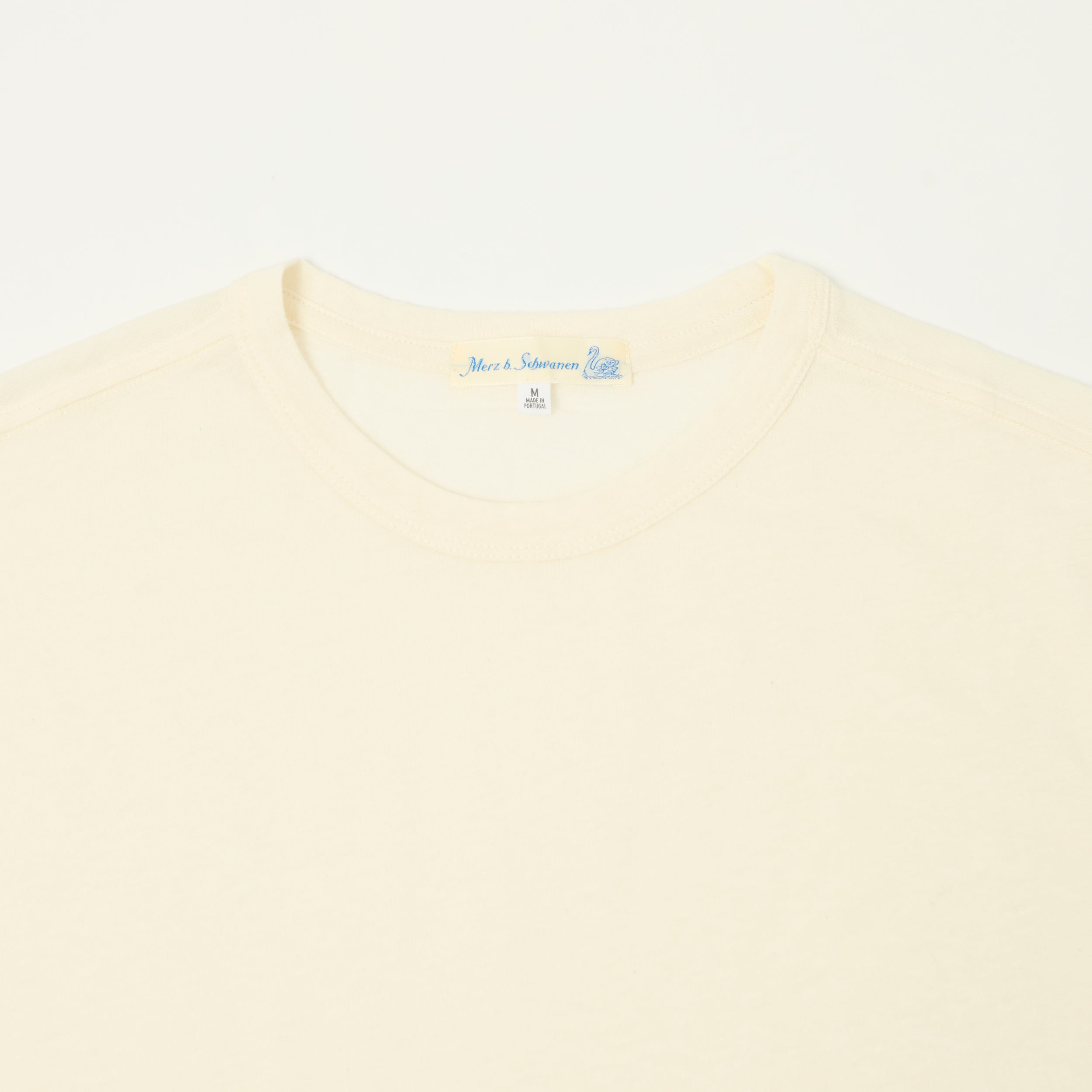 Merz b. Schwanen Cashmere Cotton T-Shirt - Nature