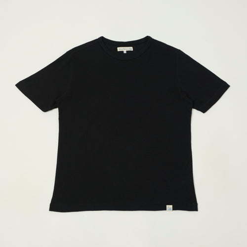 Merz b. Schwanen Cashmere Cotton T-Shirt - Deep Black