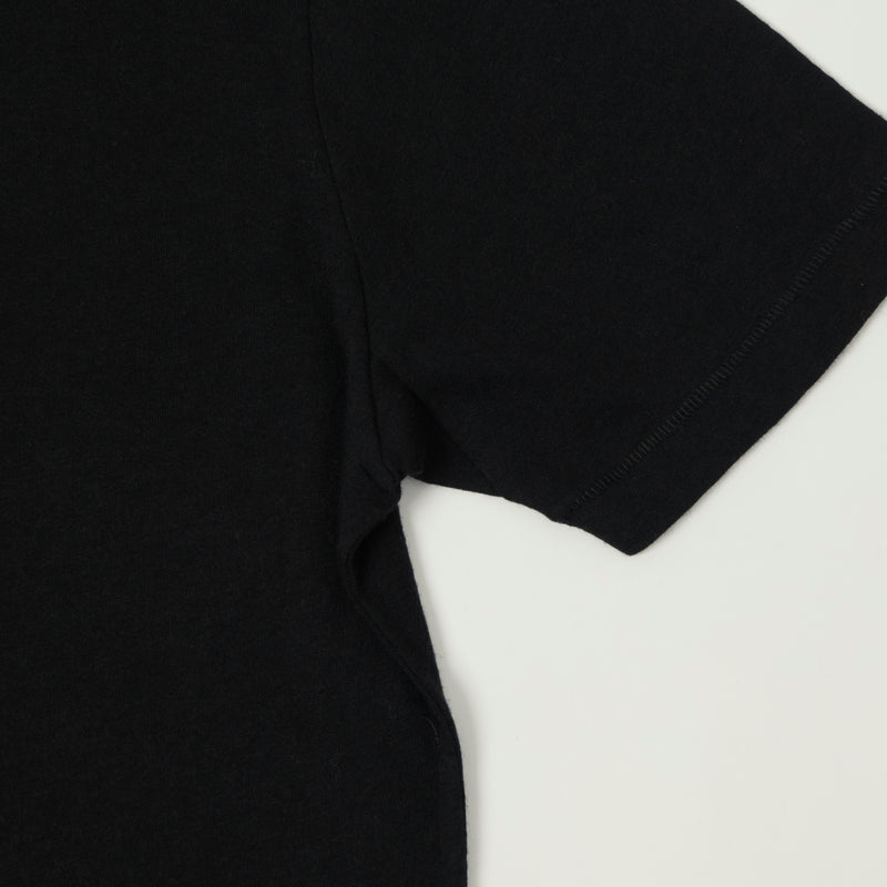 Merz b. Schwanen Cashmere Cotton T-Shirt - Deep Black