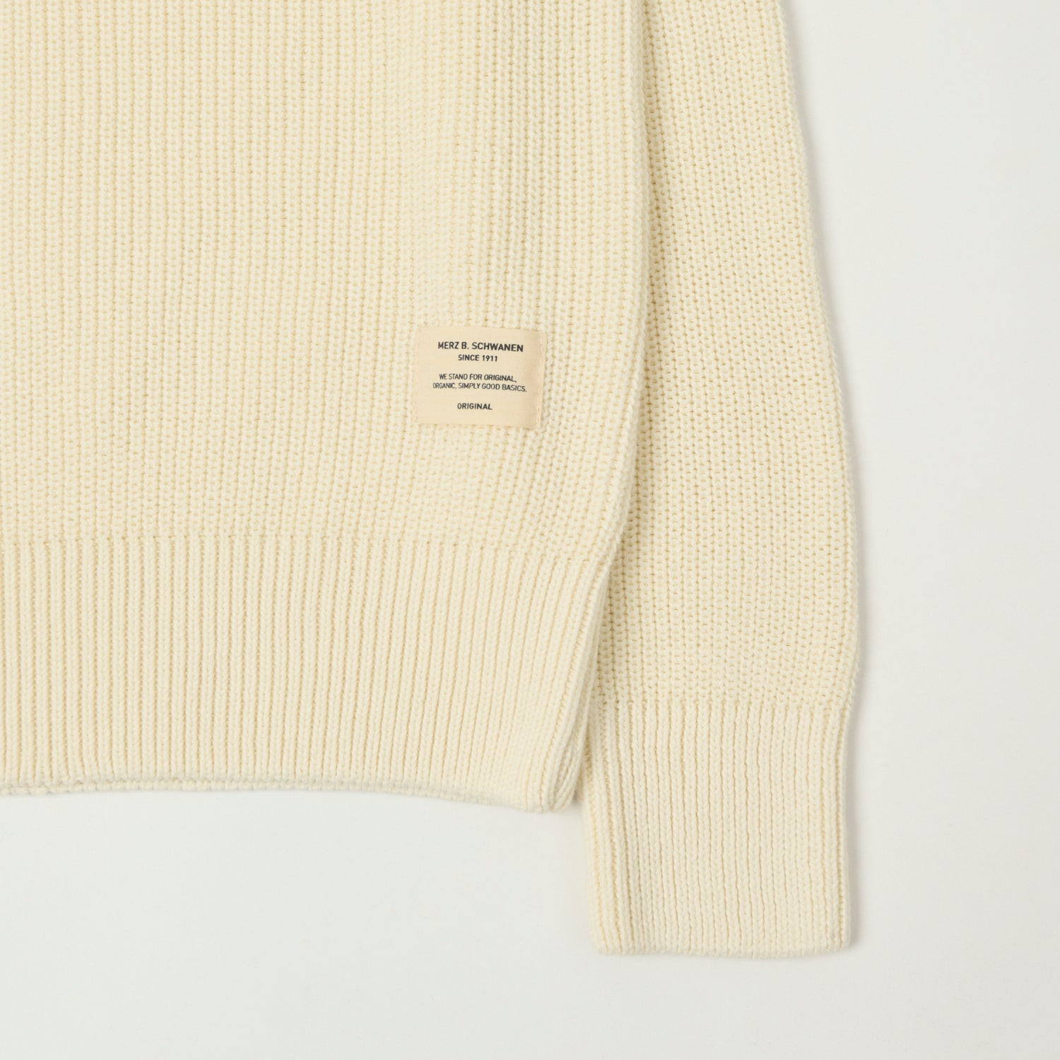 Merz b. Schwanen 'Good Basics' Organic Cotton Pullover Sweater - Nature