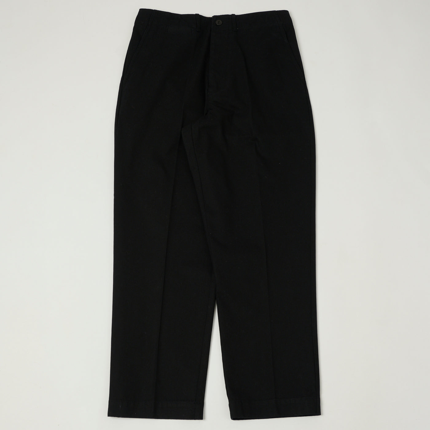 Merz b. Schwanen 'Good Basics' Organic Cotton Twill Chinos - Deep Black