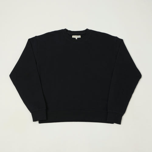 Merz b. Schwanen 'Good Basics' Soft Fleece Sweatshirt - Deep Black