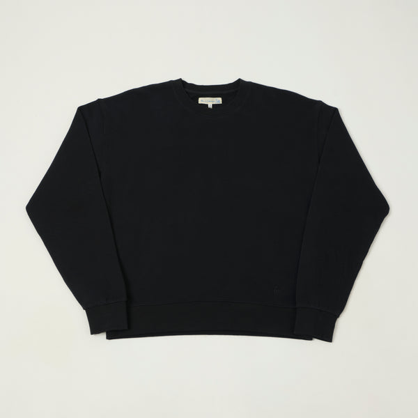 Merz b. Schwanen 'Good Basics' Soft Fleece Sweatshirt - Deep Black