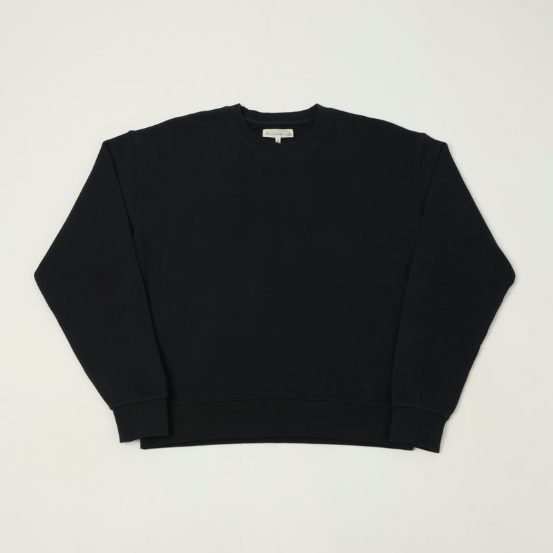 Merz b. Schwanen 'Good Basics' Soft Fleece Sweatshirt - Deep Black