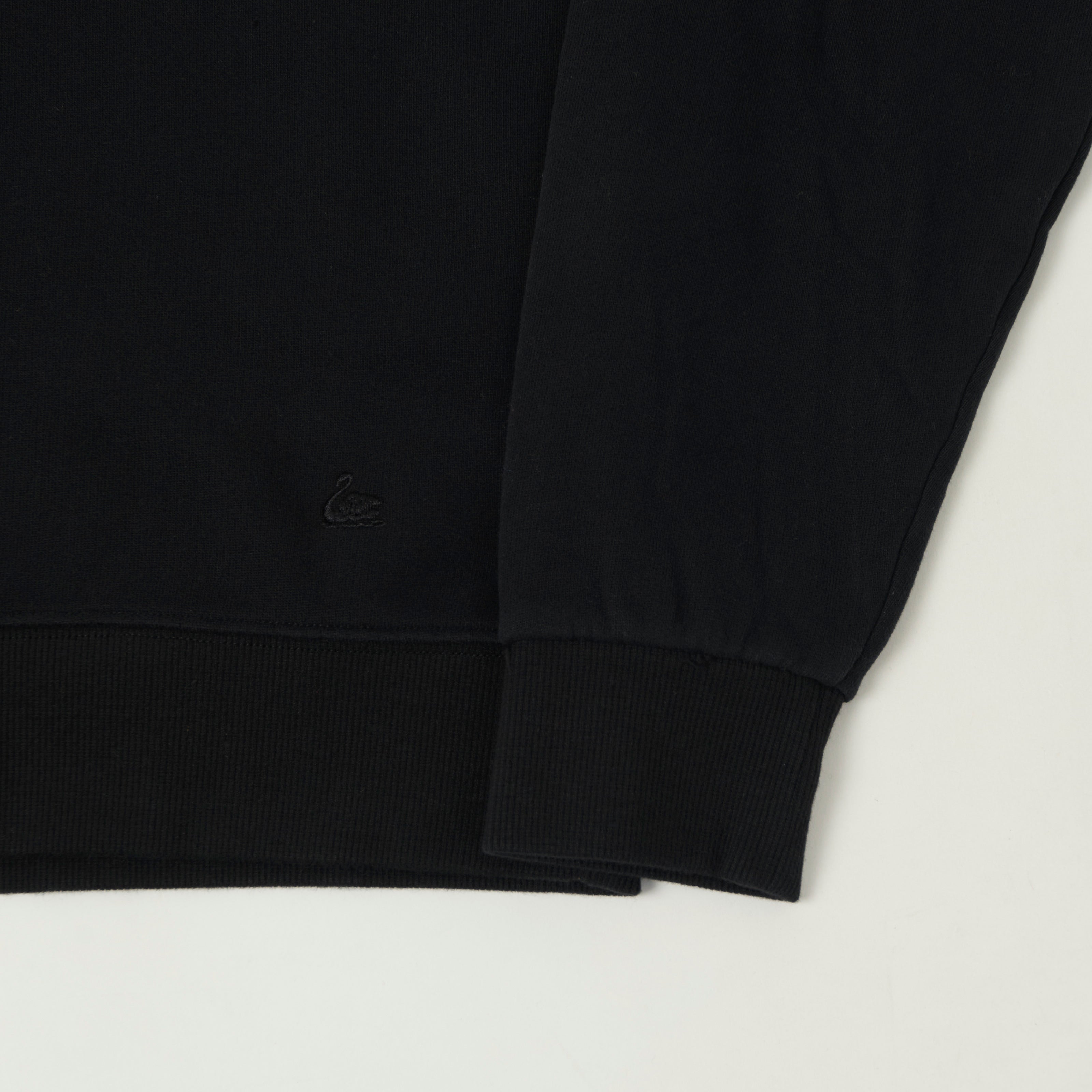 Merz b. Schwanen 'Good Basics' Soft Fleece Sweatshirt - Deep Black