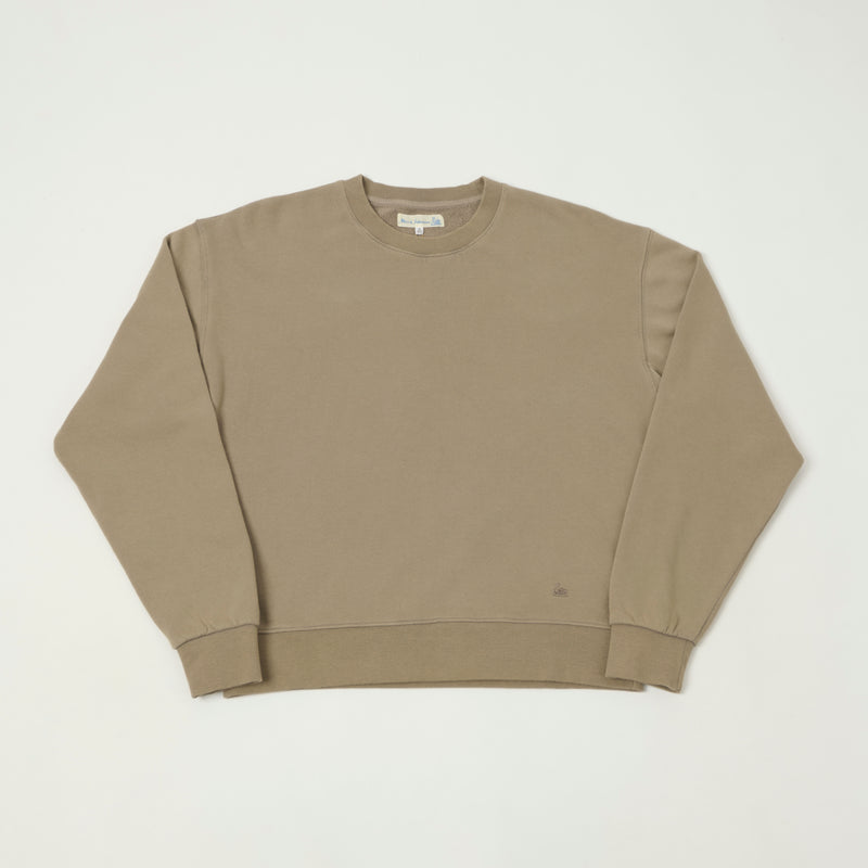 Merz b. Schwanen 'Good Basics' Soft Fleece Sweatshirt - Faded Grain