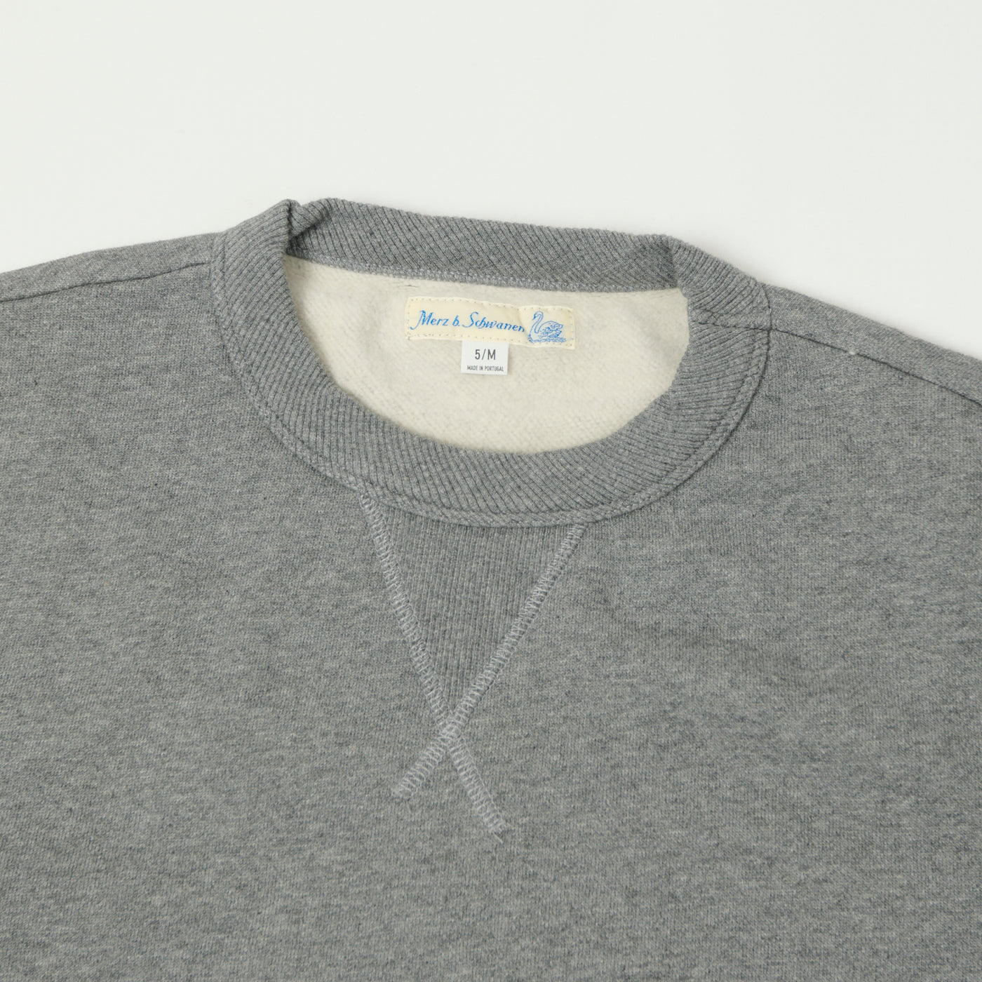 Merz b. Schwanen 'Good Basics' Athletic Sweatshirt - Grey Melange