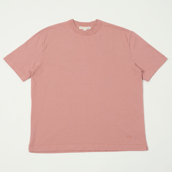 Merz b. Schwanen GHP01 Boxy Cropped Tee - Rosewood