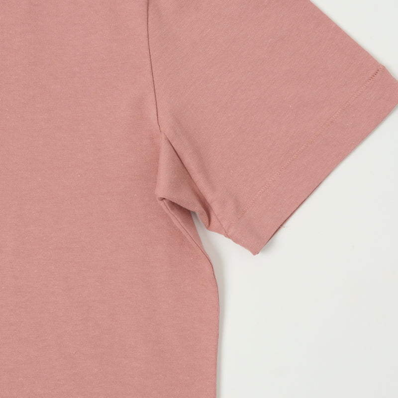 Merz b. Schwanen GHP01 Boxy Cropped Tee - Rosewood