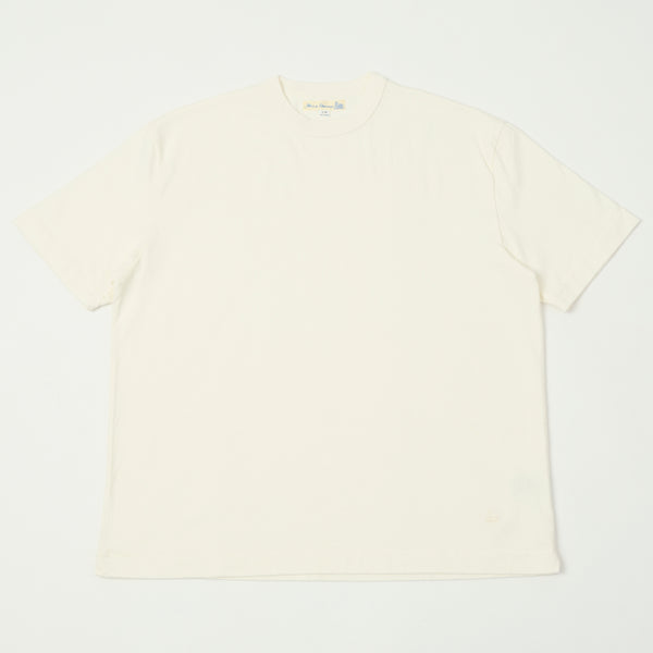 Merz b. Schwanen GHP01 Boxy Cropped Tee - White