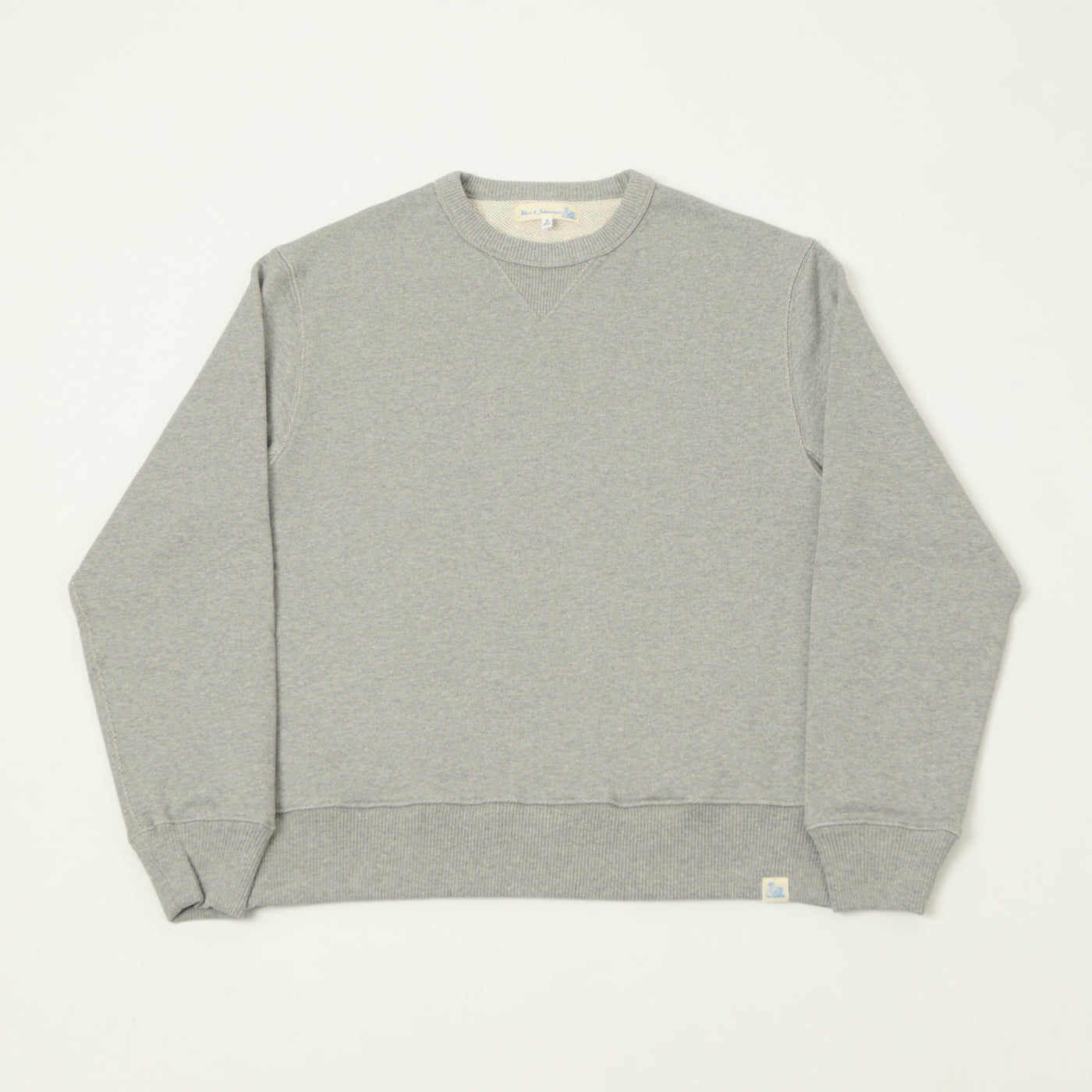 Merz b. Schwanen 'Good Basics' Authentic Fleece Classic Fit Sweatshirt - Grey Melange