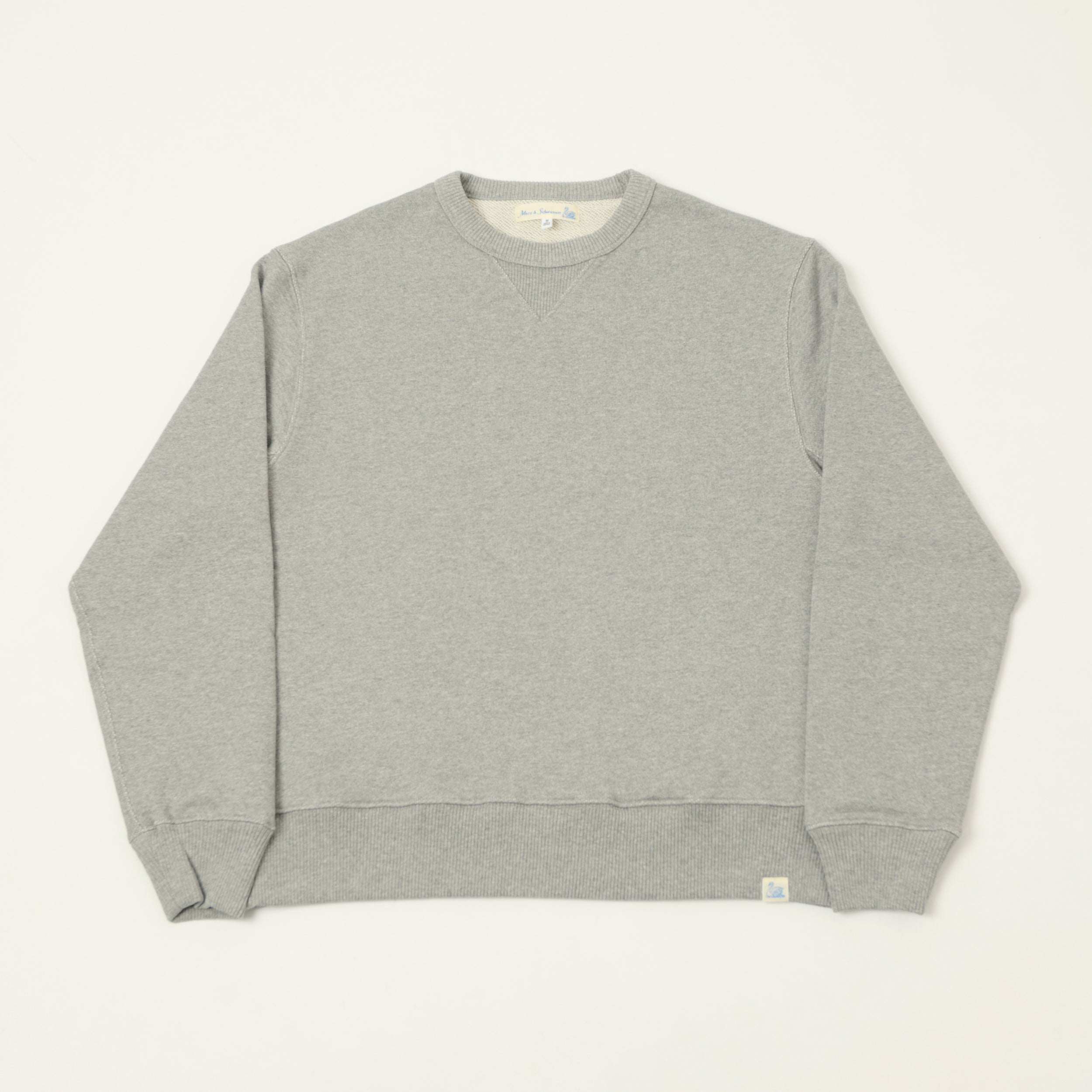 Merz b. Schwanen 'Good Basics' Authentic Fleece Classic Fit Sweatshirt - Grey Melange