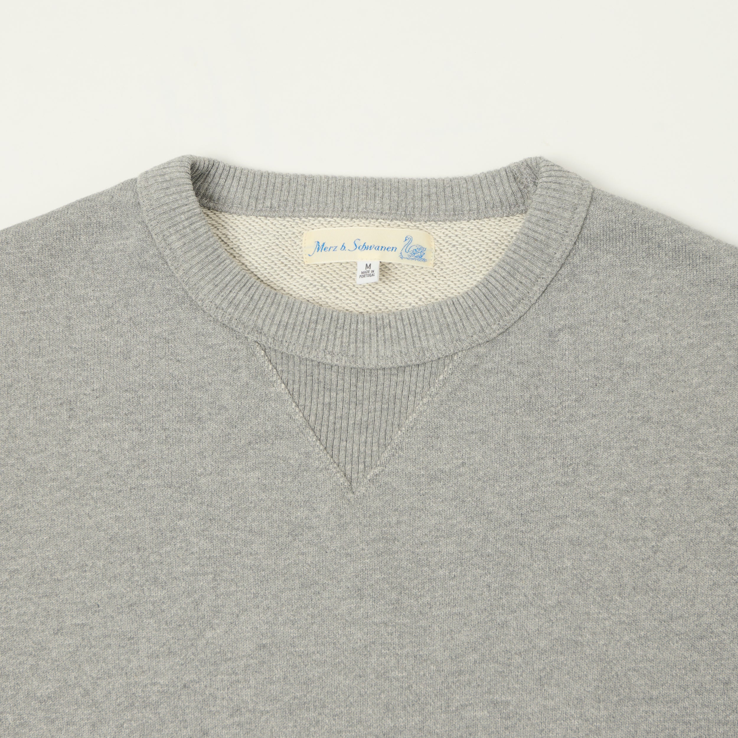 Merz b. Schwanen 'Good Basics' Authentic Fleece Classic Fit Sweatshirt - Grey Melange