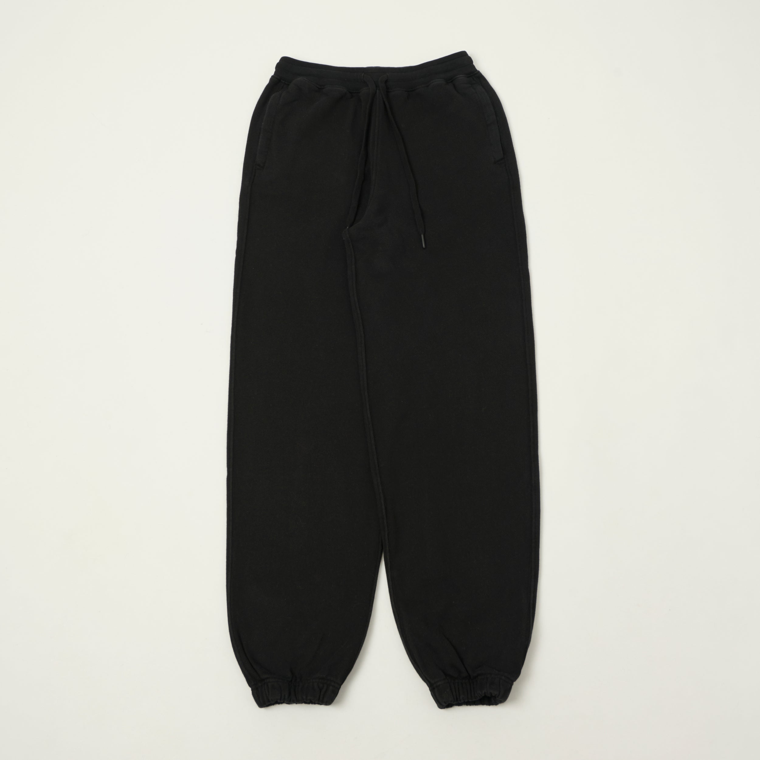 Merz b. Schwanen 'Good Basics' Cuffed Cotton Sweatpants - Deep Black