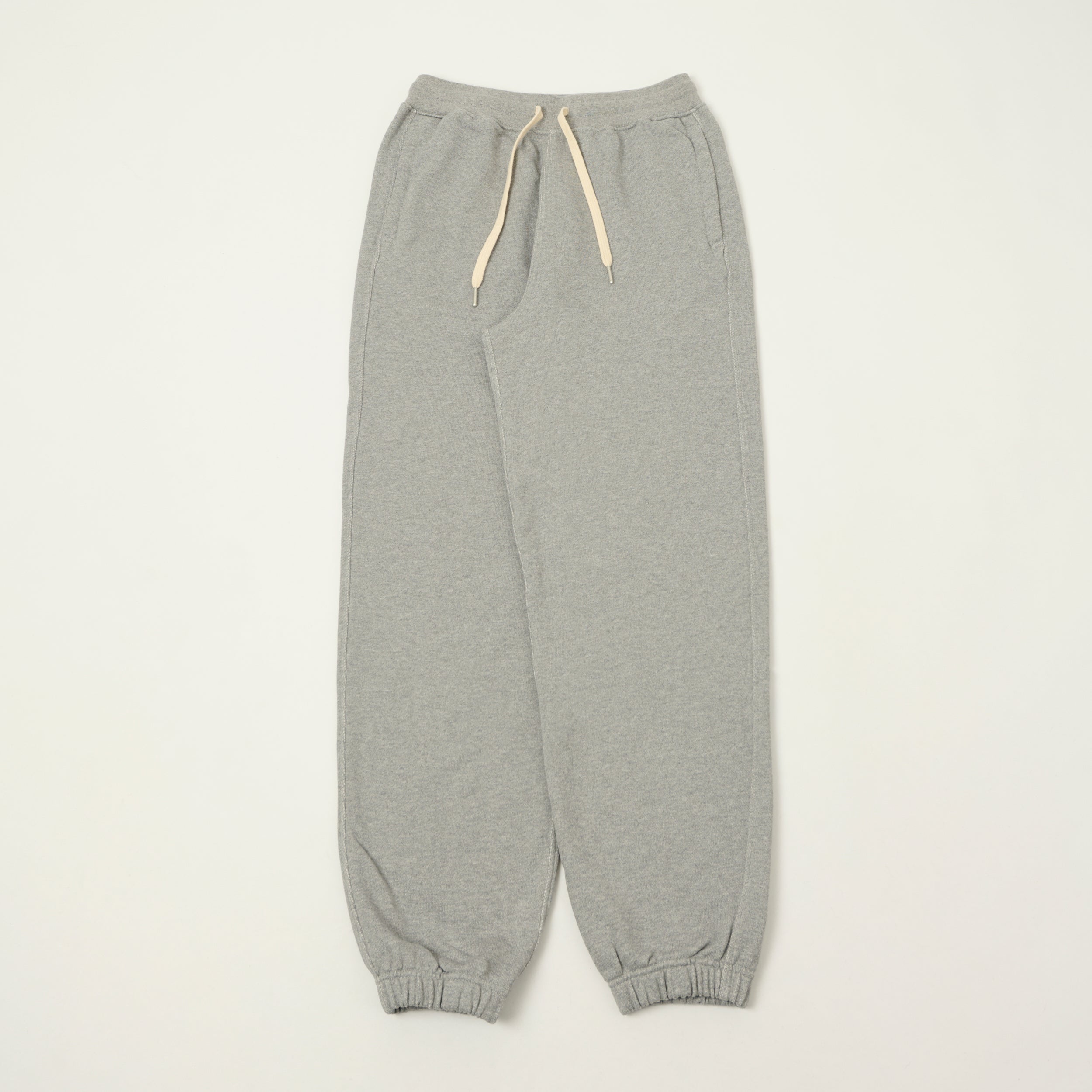 Merz b. Schwanen 'Good Basics' Cuffed Cotton Sweatpants - Grey Melange