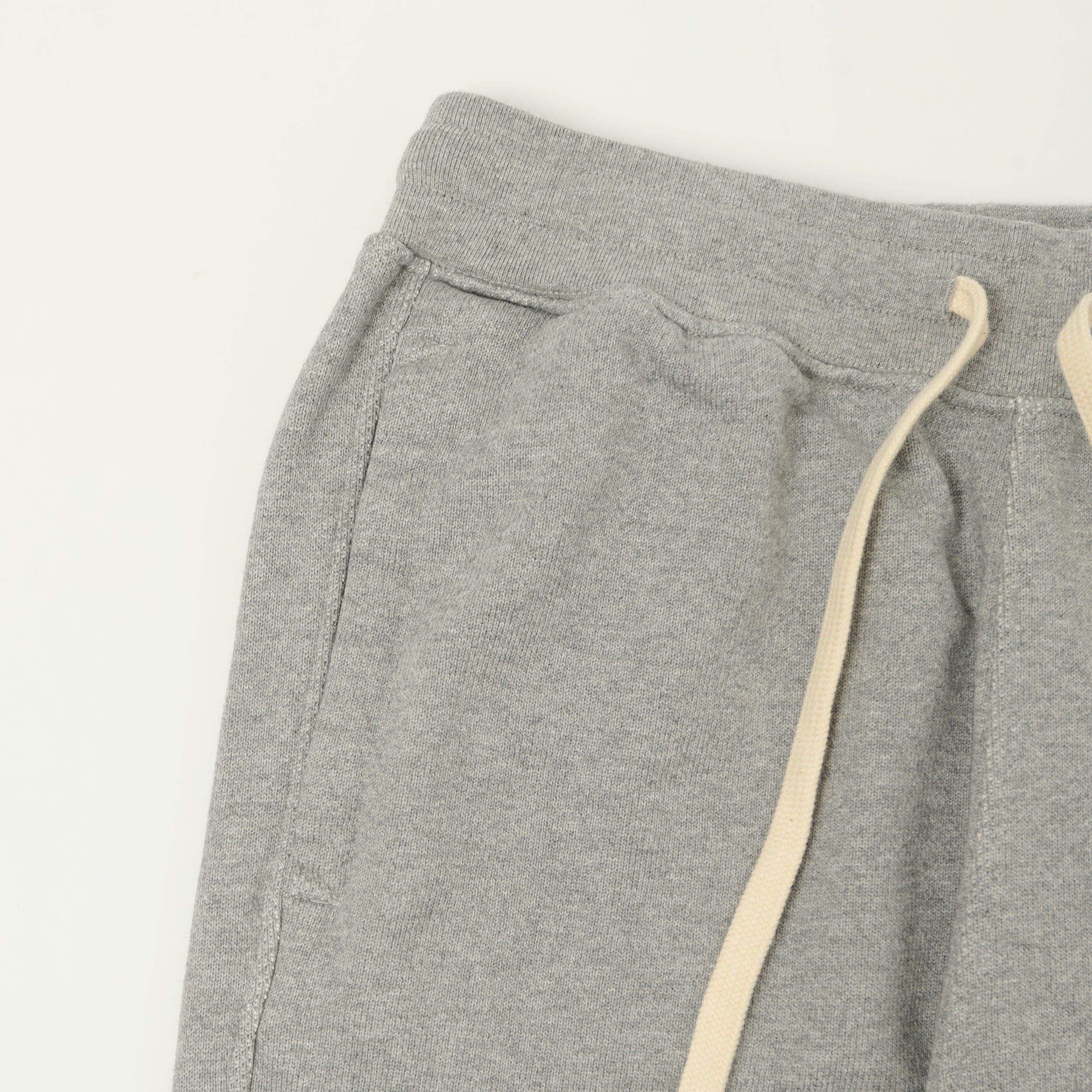 Merz b. Schwanen 'Good Basics' Cuffed Cotton Sweatpants - Grey Melange