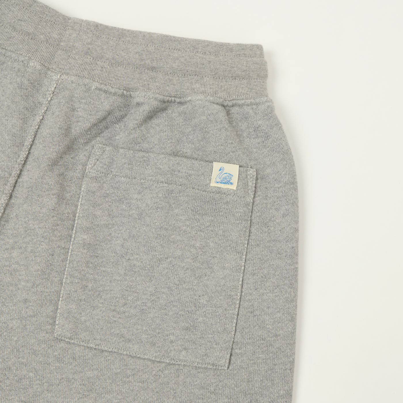 Merz b. Schwanen 'Good Basics' Cuffed Cotton Sweatpants - Grey Melange