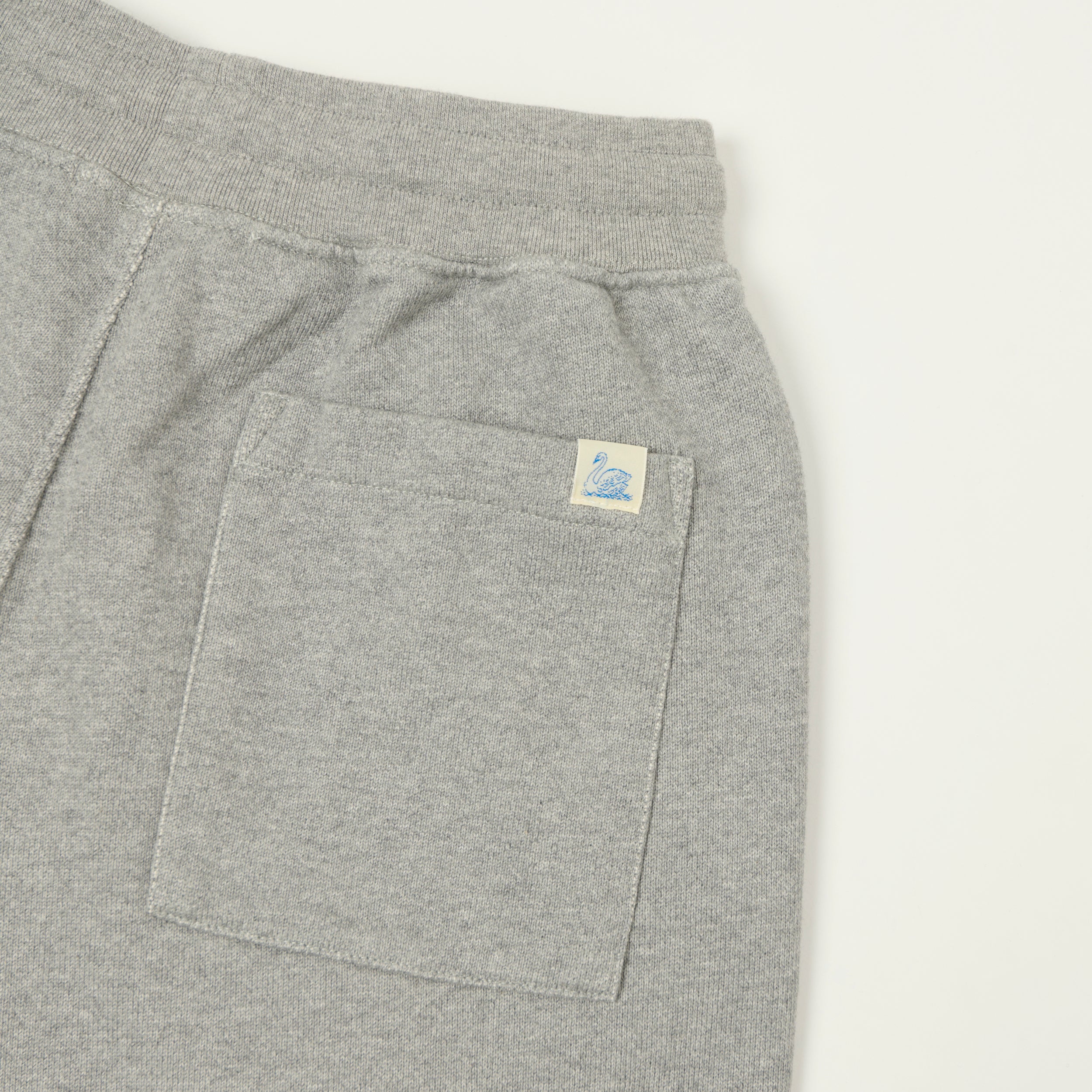 Merz b. Schwanen 'Good Basics' Cuffed Cotton Sweatpants - Grey Melange