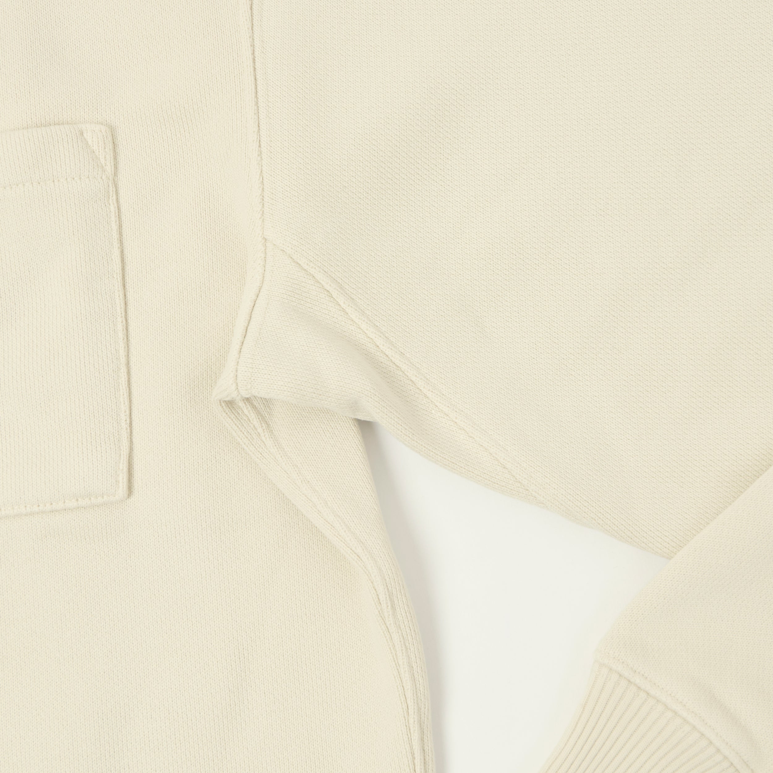 Merz b. Schwanen 'Good Basics' Quarter Zip Sweatshirt - Nature