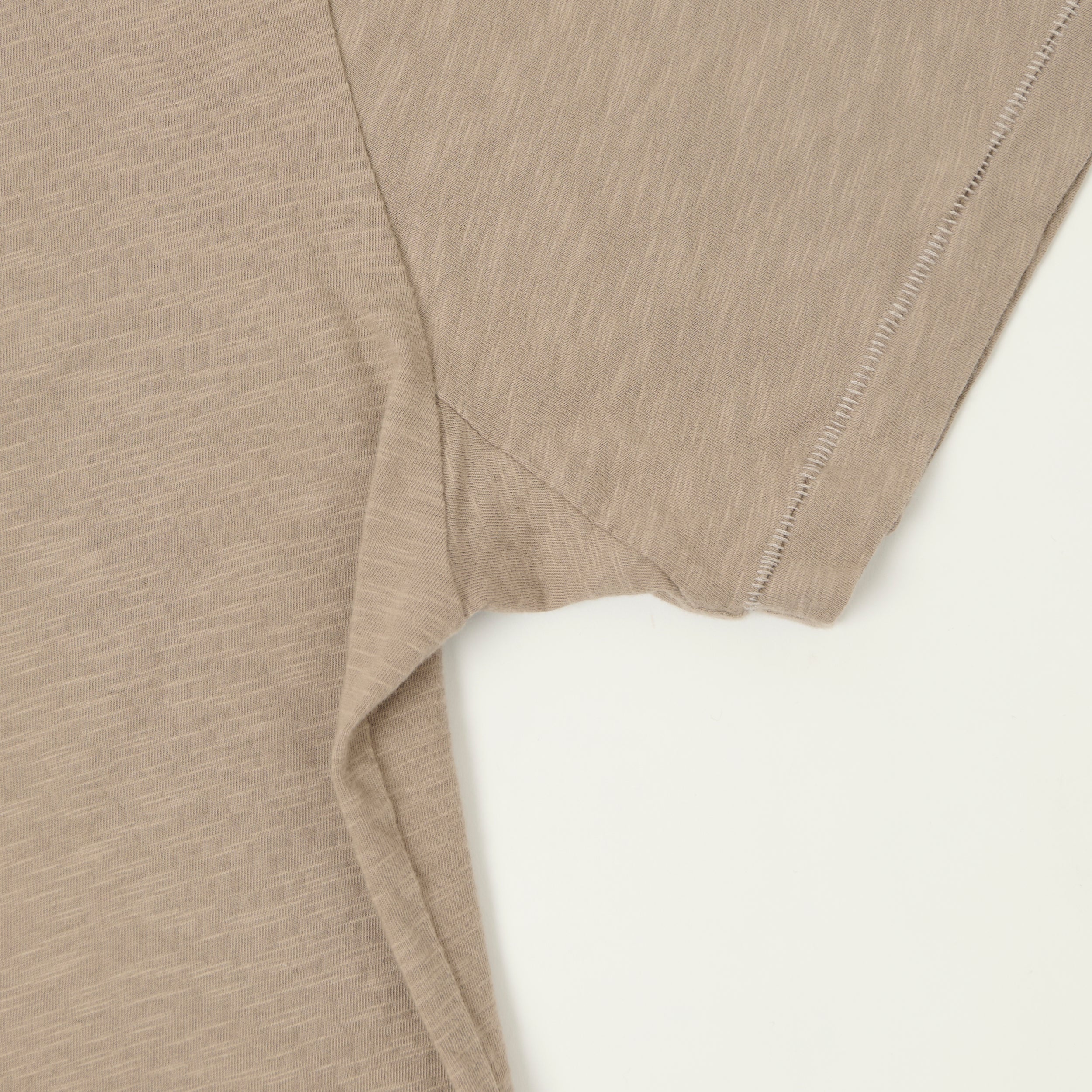 Merz b. Schwanen 'Good Basics' SCT04 Pima Slub Cotton T-Shirt - Faded Grain