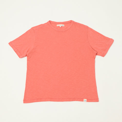 Merz b. Schwanen 'Good Basics' SCT04 Pima Slub Cotton T-Shirt - Calypso Pink