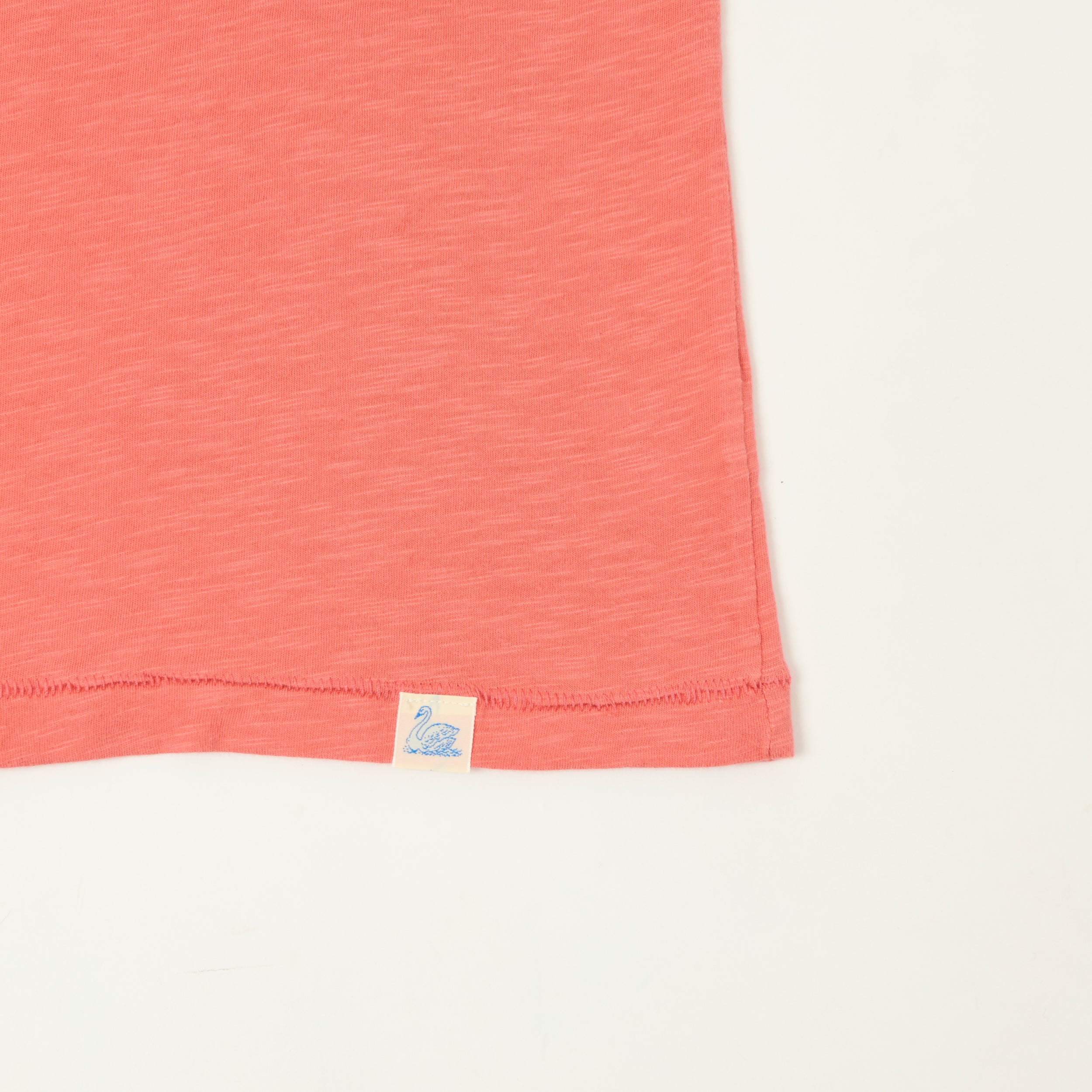 Merz b. Schwanen 'Good Basics' SCT04 Pima Slub Cotton T-Shirt - Calypso Pink