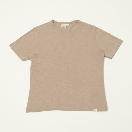 Merz b. Schwanen 'Good Basics' SCT04 Pima Slub Cotton T-Shirt - Faded Grain