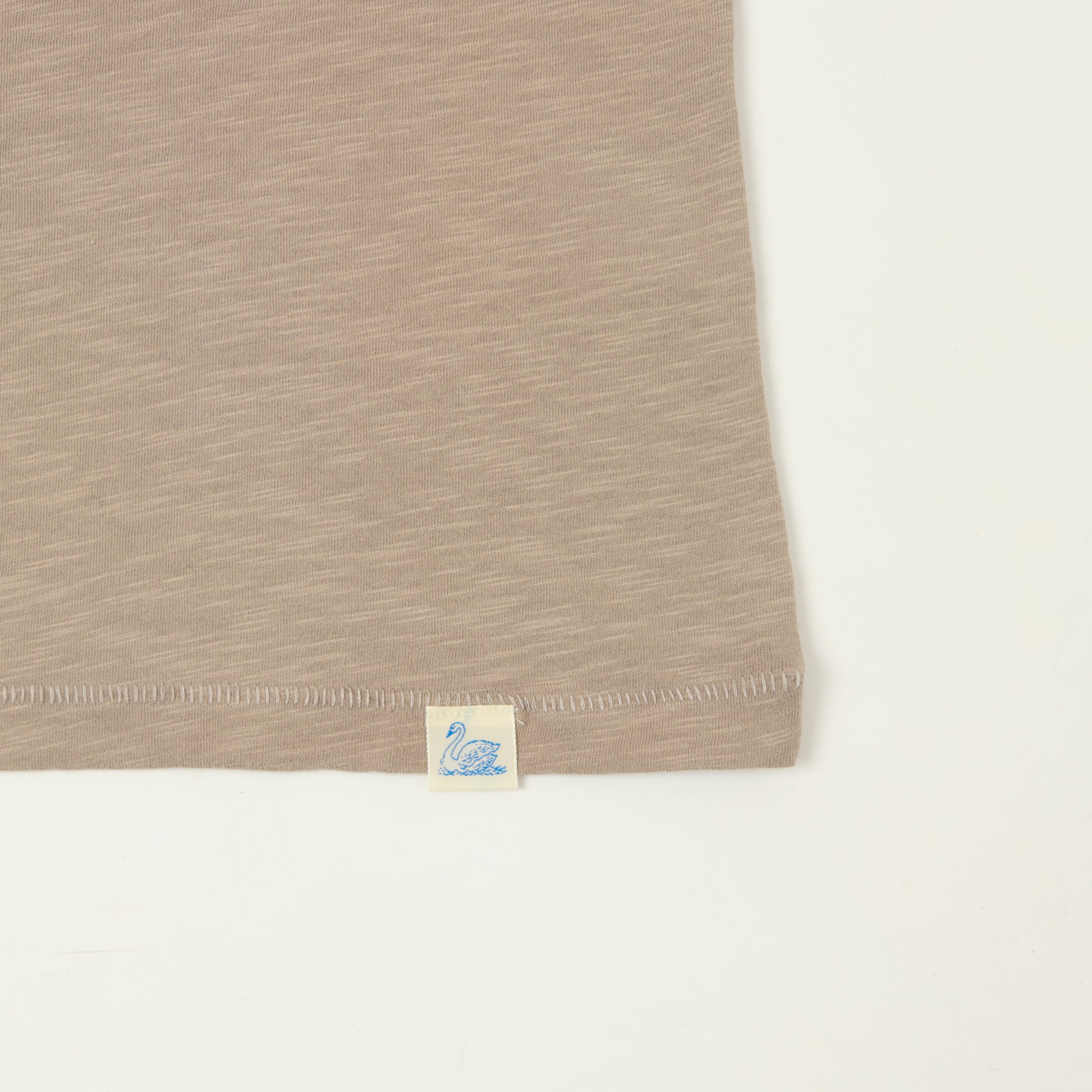 Merz b. Schwanen 'Good Basics' SCT04 Pima Slub Cotton T-Shirt - Faded Grain