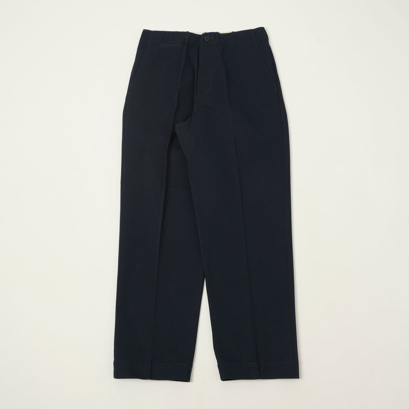 Merz b. Schwanen 'Good Basics' Organic Cotton Twill Chinos - Dark Navy