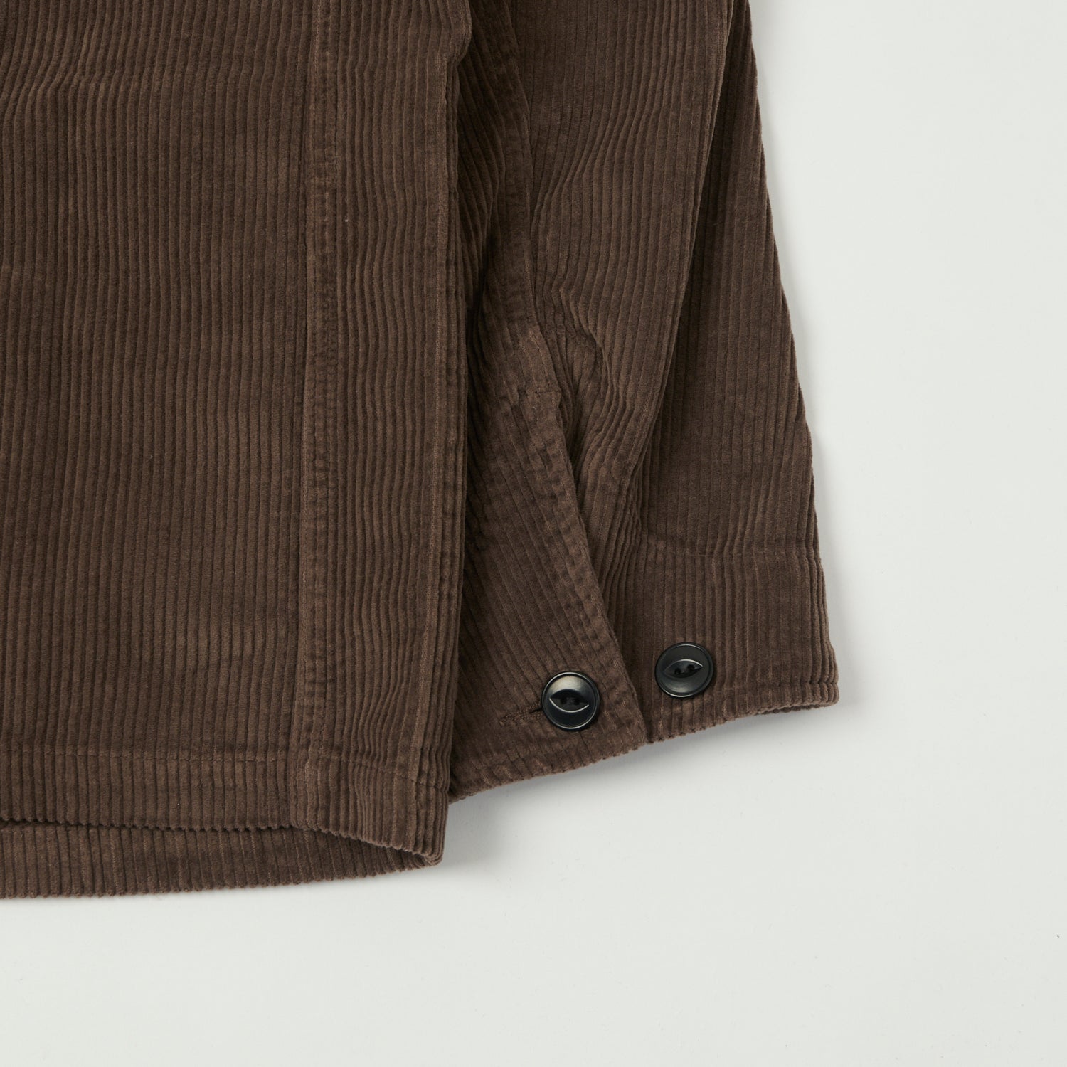 Merz b. Schwanen 'Good Basics' Corduroy Chore Jacket - Chocolate