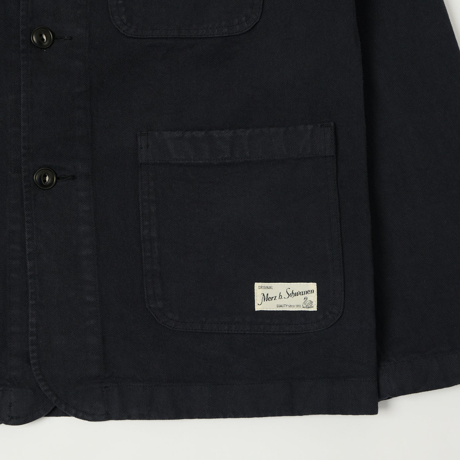 Merz b. Schwanen 'Good Basics' Work Jacket - Charcoal