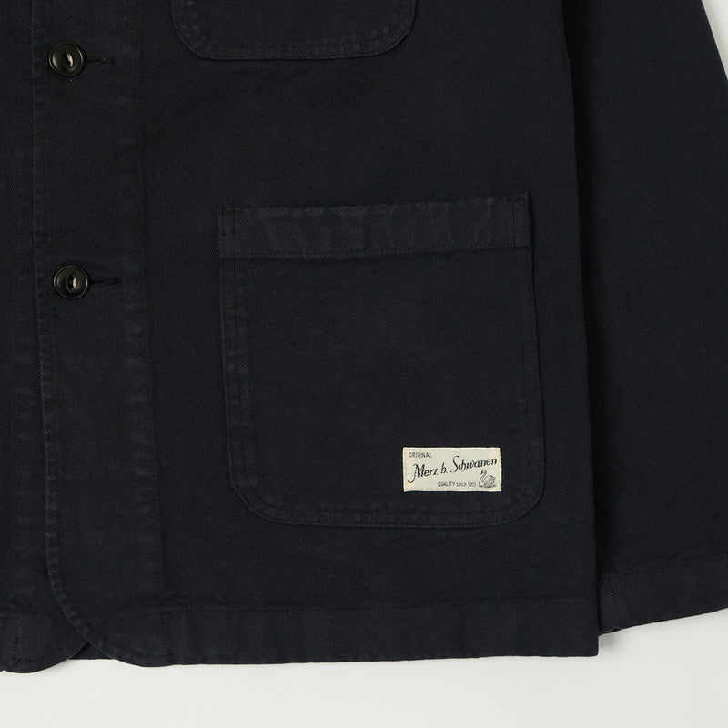 Merz b. Schwanen JKT05 Organic Cotton Jacket - Charcoal