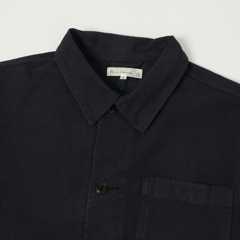 Merz b. Schwanen JKT05 Organic Cotton Jacket - Charcoal