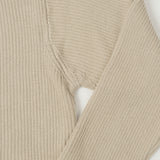 Merz b. Schwanen 'Good Basics' Button Up Knit Shirt - Sand