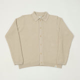 Merz b. Schwanen 'Good Basics' Button Up Knit Shirt - Sand