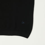 Merz b. Schwanen KPLP02 Plant Based Knitted Polo Shirt - Deep Black