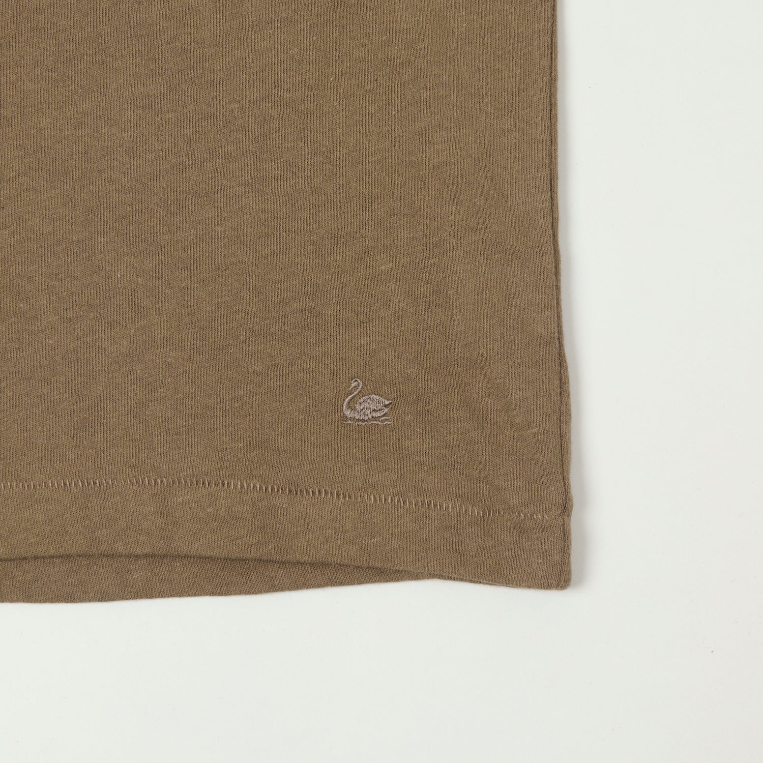 Merz b. Schwanen 'Good Basics' Linen & Organic Cotton T-shirt - Faded Grain