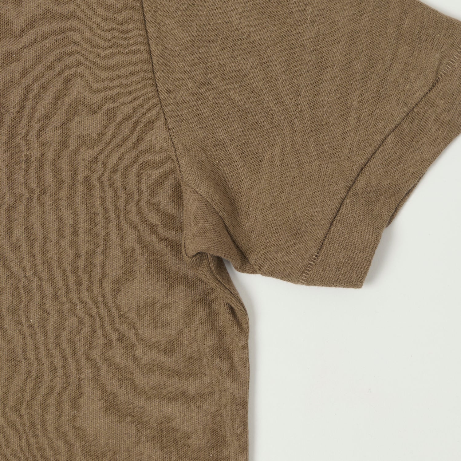 Merz b. Schwanen 'Good Basics' Linen & Organic Cotton T-shirt - Faded Grain