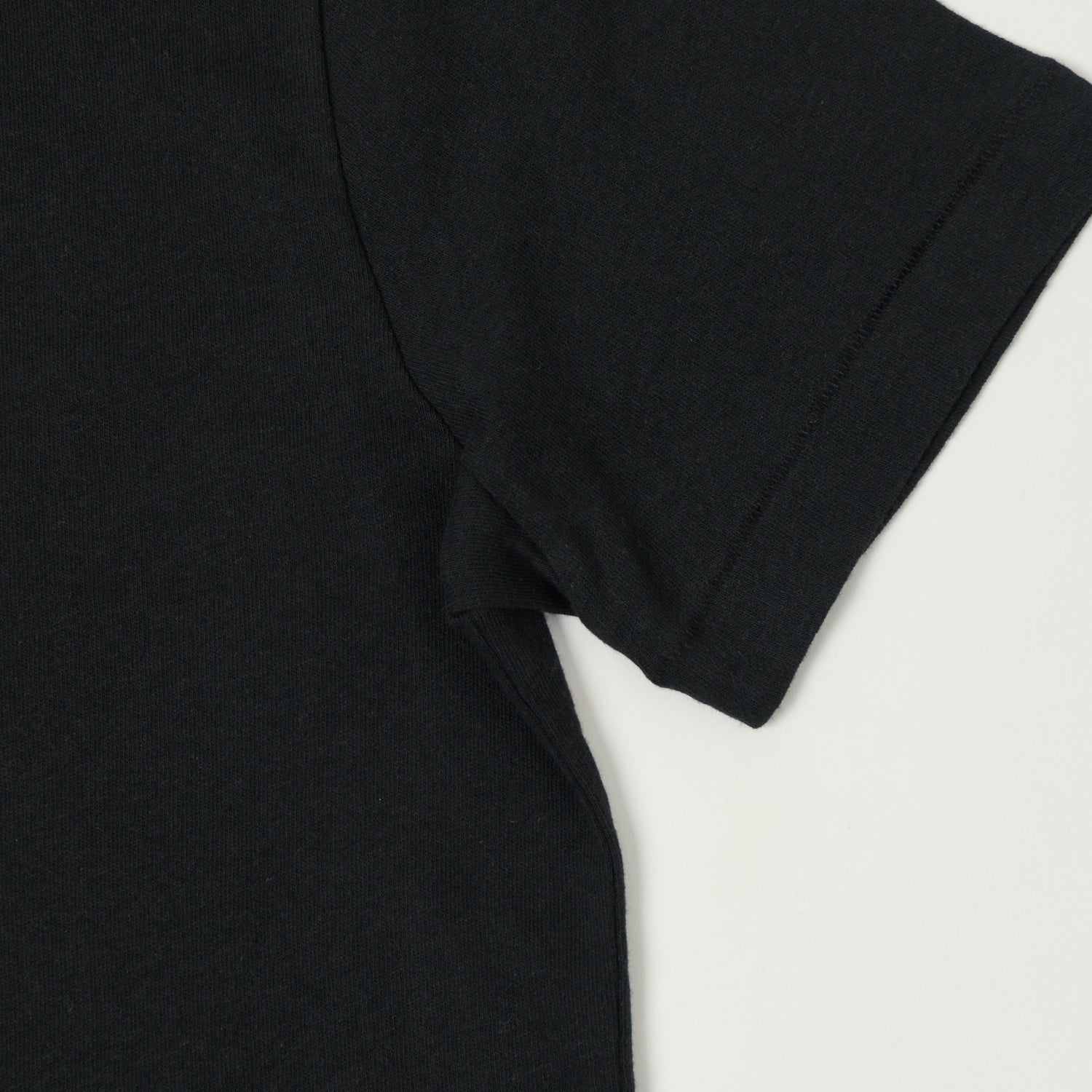 Merz b. Schwanen 'Good Basics' Linen & Organic Cotton T-Shirt - Deep Black