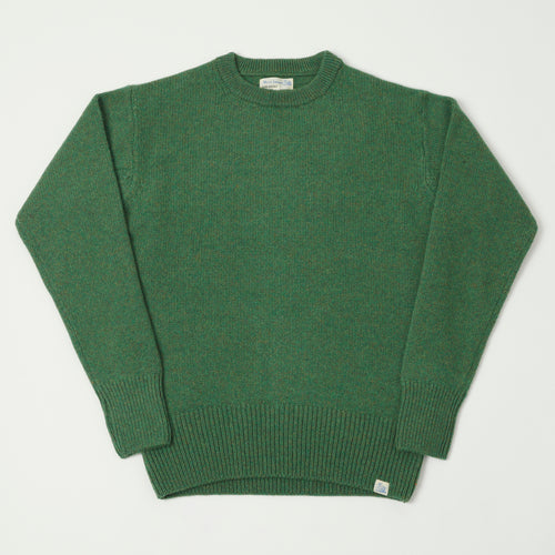 Merz b. Schwanen 'Good Basics' Wool Cashmere Knit Pullover - Moss Green