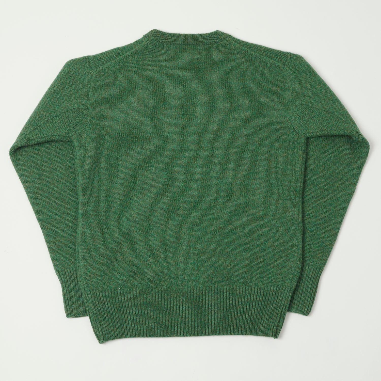 Merz b. Schwanen 'Good Basics' Wool Cashmere Knit Pullover - Moss Green