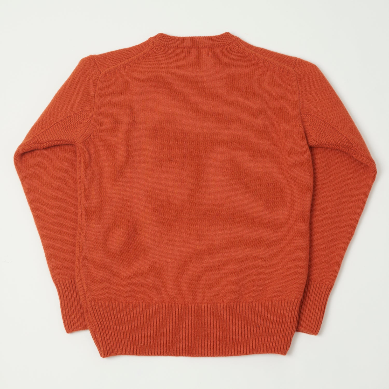 Merz b. Schwanen 'Good Basics' Wool Cashmere Knit Pullover - Rust