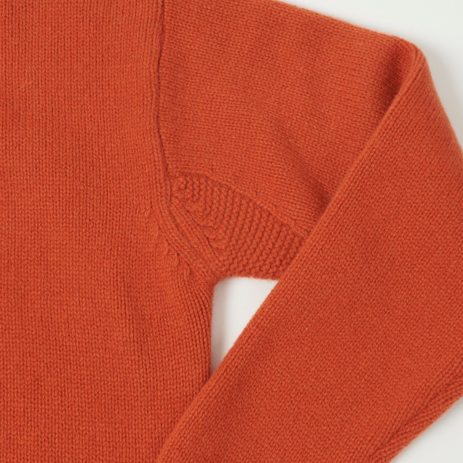 Merz b. Schwanen 'Good Basics' Wool Cashmere Knit Pullover - Rust